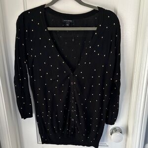 Banana Republic Polkadot Cardigan Size Large